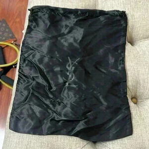 YSL black shoe dust bag